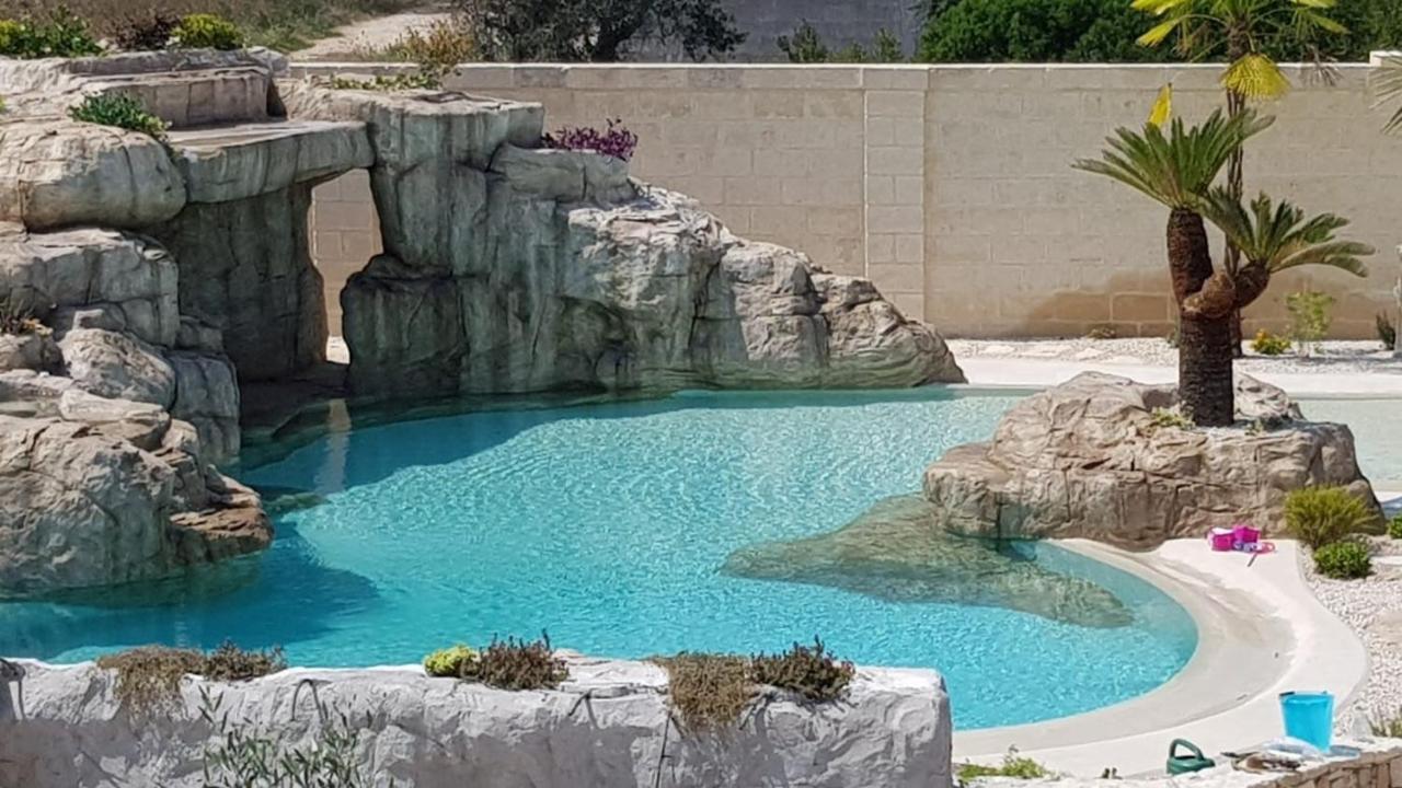 Villa Zecca Con Piscina 莱切 外观 照片