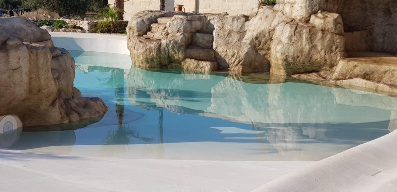 Villa Zecca Con Piscina 莱切 外观 照片